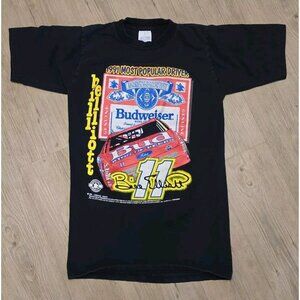 Bill Elliott Budweiser 1991 Most Popular Driver T Shirt S 90's Single Stitch